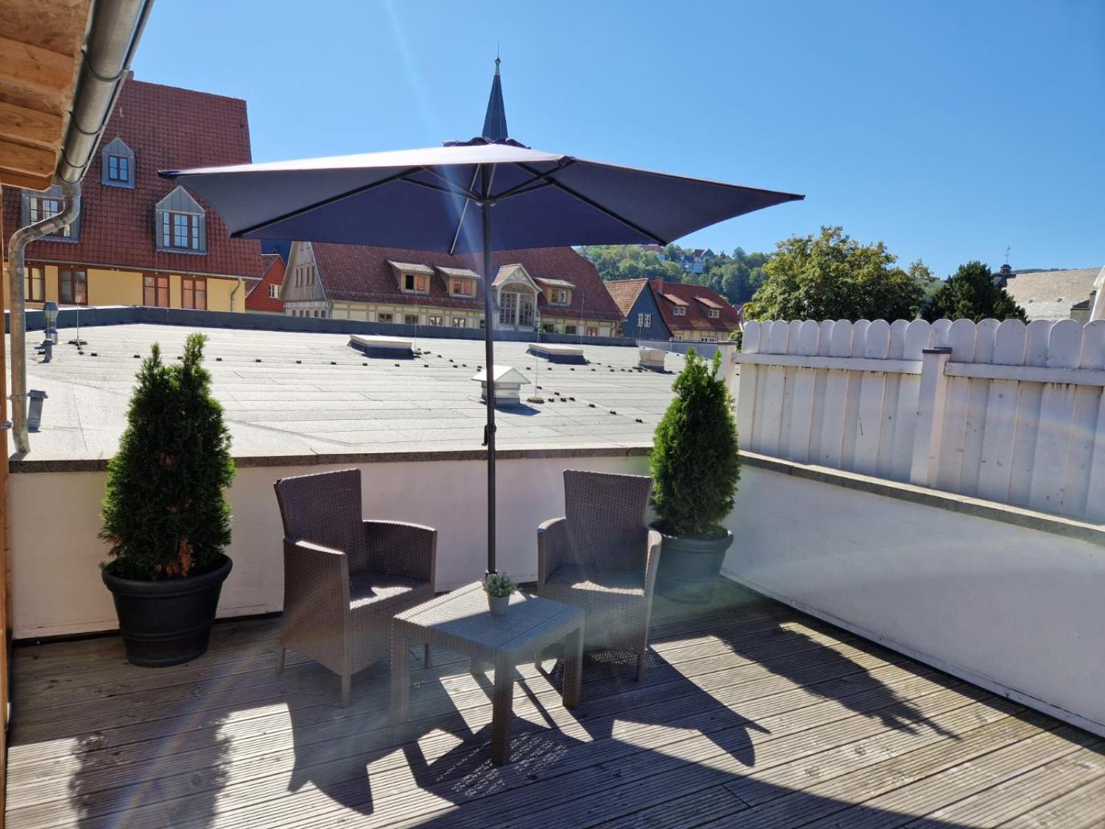 Ferienwohnung Zum Marktplatz 韦尼格罗德 外观 照片