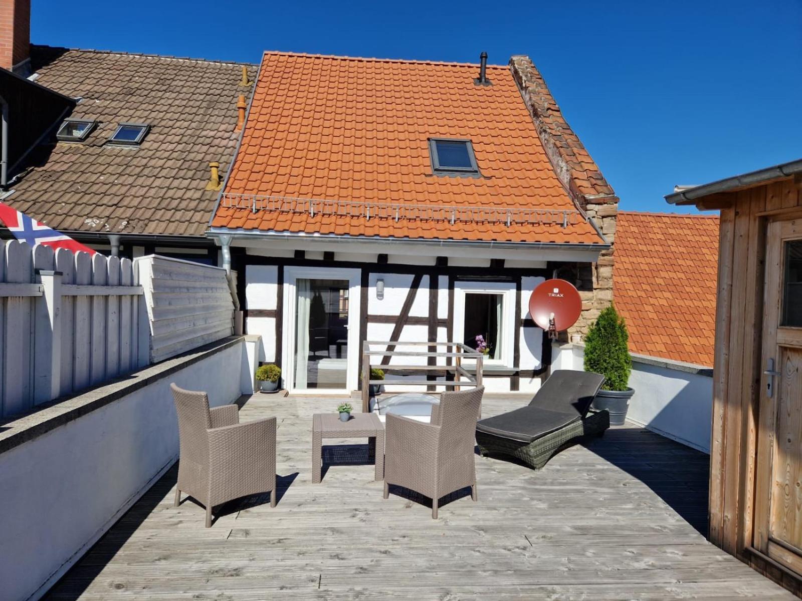 Ferienwohnung Zum Marktplatz 韦尼格罗德 外观 照片